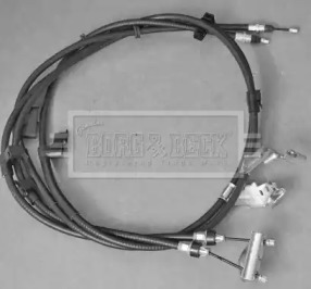 BORG & BECK bkb3670 -  Трос, стояночная тормозная система